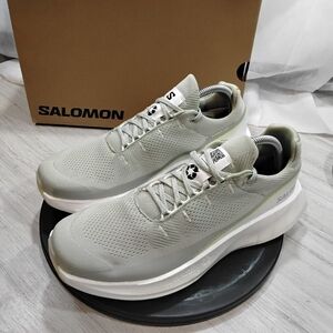 NEW Salomon Men's Index O2 Sage Green White  Running Shoes SIZE 10